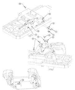 Part Location Diagram of 925-04244 MTD Harness-main wire